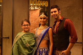 Choreographers Sandip Soparrkar and Vijayshree Chaudhary help Suman Rao to prepare for Miss World 2019