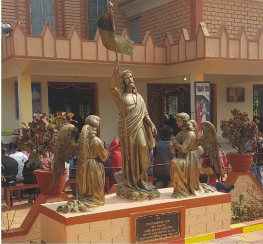 Infant Jesus Church At Shantiniketan Installs  Stations Of The Cross Draws People Of All Faiths
