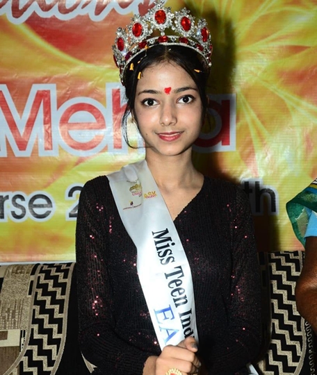 Karishma Mehra Winner Of  Miss Teen India Universe 2020 Earth  A Virtual Edition Presented By Ashwin Rajput