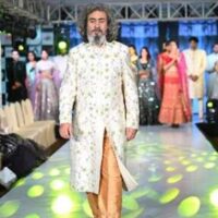 Aashit Chatterjee Walk As A Show Stopper For Black Pearl Brand In Fashion Runway Of India 2024