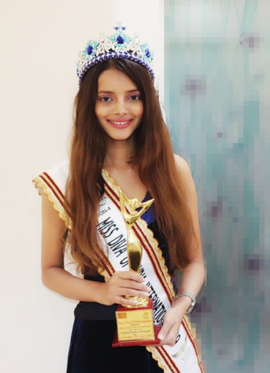 Aavya Gupta  Bags The Award  Of Miss Diva Of India International 2019  A Grand Finale Organised By Virus Films & Entertainment