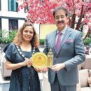 Dr. Sandeep Marwah Honored by Deputy Mayor of Hertsmere for Promoting Indo-UK Relations
