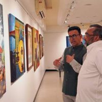 OBLIVION PAGES Solo Show Of Paintings By Well-Known Artist Paul Dmello In Jehangir Art Gallery