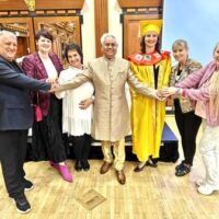 His Eminence Prof  Dr  Madhu Krishan – Eminent Scientist And Global Peace Leader – Honored In Hungary During WWII Victory Day Commemoration And World Congress For Global Peace