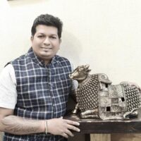 “Divine Texture Of Culture” An Exhibition Of Sculptures By Kiran Shigvan, Karuna Shigvan At Nehru Centre Art Gallery