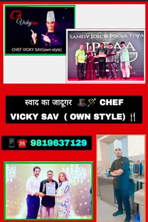 Indian Masters Chef Vicky Sav Own Style  Unique Recipe Signature Dish Has The Distinction Of Working With Many  Popular Restaurants