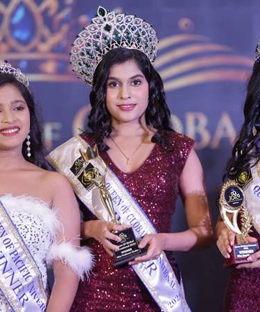 Vaishnavi Chalke The Winner Of Queen Of Global International 2026 At International Crowning  2026 Held At Raddison Hotel Mumbai, The Pageant Presented By Joill Entertainments